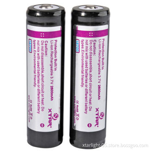 Battery 18650, 2,600mAh, designed for high-performance flashlights and electronic cigarette